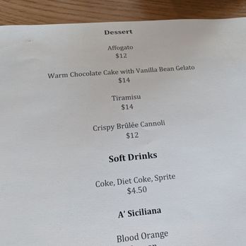 Pranzo - Desserts - Italian Near Me - Raleigh, North Carolina