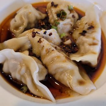 Oh Dumpling - Pork dumpling in chili sauce 6 pcs/$9 - Asian Fusion Near Me - Greenwood Village, Colorado Oh Dumpling - Pork dumpling in chili sauce 6 pcs/$9 - Asian Fusion Near Me - Greenwood Village, Colorado