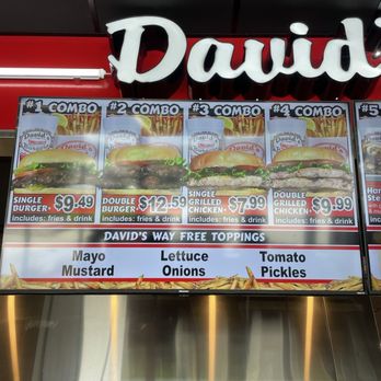 David's Burgers - Menu - Burgers Near Me - Little Rock, Arkansas