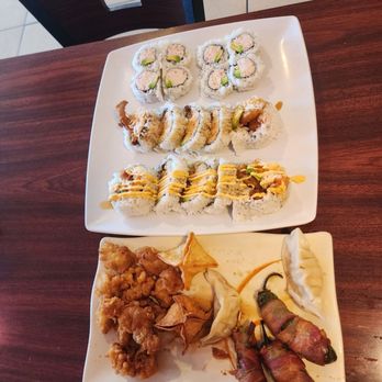 You Me Sushi - This was part one and we barely made it through! Stuffed!! - Japanese Near Me - Fresno, California