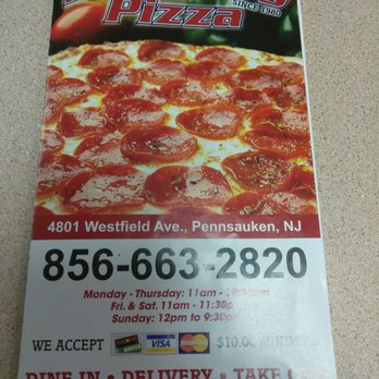 Fabrizio Pizza - the price of the pizza - Pizza Near Me - Pennsauken, New Jersey Fabrizio Pizza - the price of the pizza - Pizza Near Me - Pennsauken, New Jersey