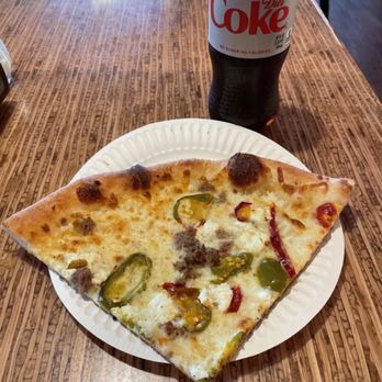 Bridge Pizza - Sausage & jalapeño slice - Italian Near Me - Missoula, Montana Bridge Pizza - Sausage & jalapeño slice - Italian Near Me - Missoula, Montana