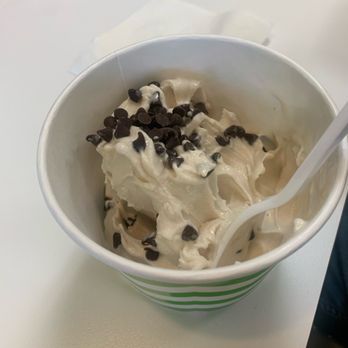 Yogurt Factory - Chocolate & vanilla with chocolate chips. - Ice Cream & Frozen Yogurt Near Me - Temecula, California Yogurt Factory - Chocolate & vanilla with chocolate chips. - Ice Cream & Frozen Yogurt Near Me - Temecula, California
