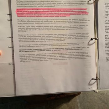 Advanced Integrative Medical 360 - Disclaimer on the back of hormone and neurotransmitter report - Family Practice Near Me - Pittsburgh, Pennsylvania Advanced Integrative Medical 360 - Disclaimer on the back of hormone and neurotransmitter report - Family Practice Near Me - Pittsburgh, Pennsylvania