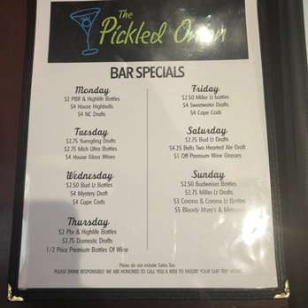 The Pickled Onion - Bar Specials - Desserts Near Me - Raleigh, North Carolina The Pickled Onion - Bar Specials - Desserts Near Me - Raleigh, North Carolina