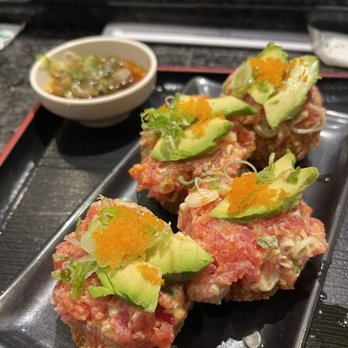 Shibuya - Spicy tuna on crispy rice Instagram: @hungrytamale - Sushi Bars Near Me - Calabasas, California Shibuya - Spicy tuna on crispy rice Instagram: @hungrytamale - Sushi Bars Near Me - Calabasas, California