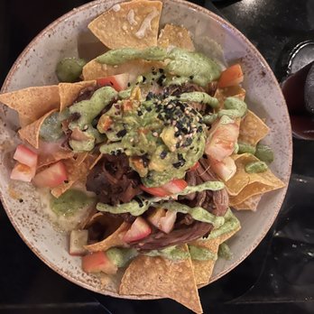 Three's Bar & Grill - Kalua pork nachos - Asian Fusion Near Me - Kihei, Hawaii