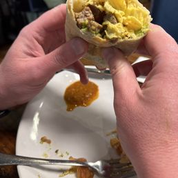 It WAS a breakfast burrito! It WAS a breakfast burrito!