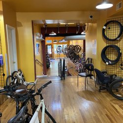 Silver Cycles DC - View from back of store.