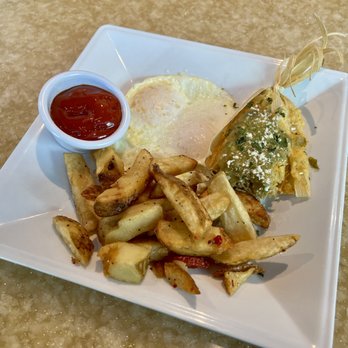 The Monica - Chicken Tamale Breakfast! - Breakfast & Brunch Near Me - Tucson, Arizona The Monica - Chicken Tamale Breakfast! - Breakfast & Brunch Near Me - Tucson, Arizona