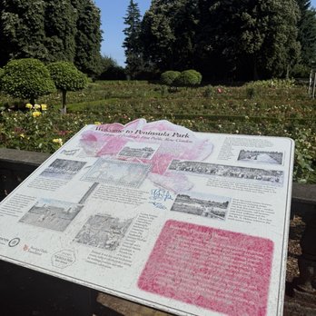 Peninsula Park - Informational sign - Parks Near Me - Portland, Oregon Peninsula Park - Informational sign - Parks Near Me - Portland, Oregon