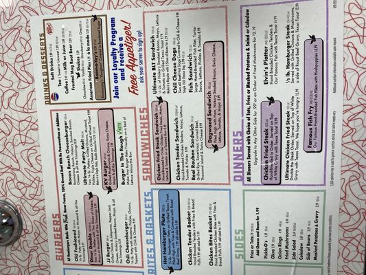 Menu photo 2 Boomarang Diner Claremore, OK Menu photo 2 Boomarang Diner Claremore, OK
