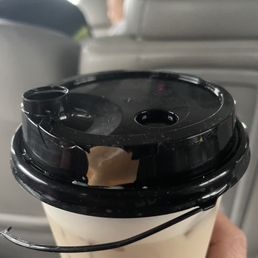 Hole in cup Hole in cup