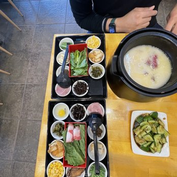 Ten Seconds Yunnan Rice Noodle - Original bridge crossing + cucumber side dish - Noodles Near Me - Beaverton, Oregon
