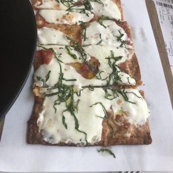 Virgin Atlantic Lounge - Margarita flatbread - Airport Lounges Near Me - Dulles, Virginia Virgin Atlantic Lounge - Margarita flatbread - Airport Lounges Near Me - Dulles, Virginia