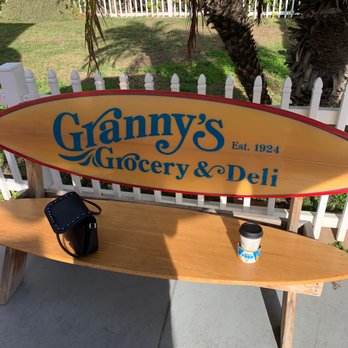 Granny's Grocery - Bench outside - Grocery Near Me - Hermosa Beach, California