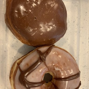 Mazzoa Donuts - Custard filled, raised with chocolate and vanilla icing - Donuts Near Me - Las Vegas, Nevada Mazzoa Donuts - Custard filled, raised with chocolate and vanilla icing - Donuts Near Me - Las Vegas, Nevada