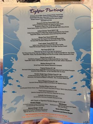 Menu photo 2 Florida's Seafood Bar & Grill Cocoa Beach, FL Menu photo 2 Florida's Seafood Bar & Grill Cocoa Beach, FL