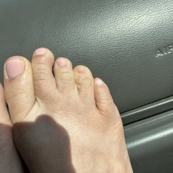 Nails West - First day after pedicure.