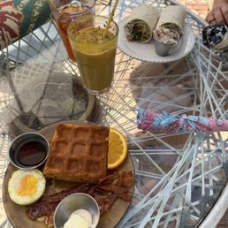 Waffle, Breaky Wrap, Golden Latte Waffle, Breaky Wrap, Golden Latte