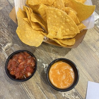 Taco Works - Chips and Salsa and taco sauce. - New Mexican Cuisine Near Me - League City, Texas Taco Works - Chips and Salsa and taco sauce. - New Mexican Cuisine Near Me - League City, Texas