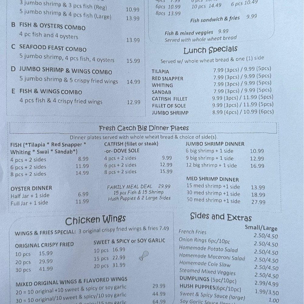 Joys Chicken And Fish - Menu - Chicken Wings Near Me - Los Angeles, California Joys Chicken And Fish - Menu - Chicken Wings Near Me - Los Angeles, California