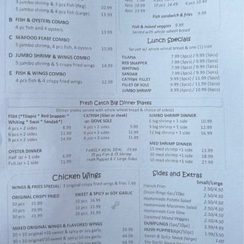 Joys Chicken And Fish - Menu - Chicken Wings Near Me - Los Angeles, California