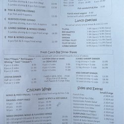 Joys Chicken And Fish - Menu