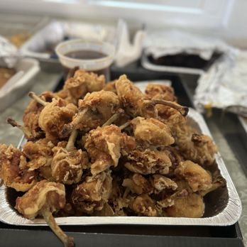 Sky Dragon - Small tray of Lollipop Chicken (50 piece for $80). Smack! - Chinese Near Me - South San Francisco, California