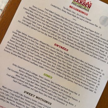 Talula's Garden - Menu - New American Near Me - Philadelphia, Pennsylvania Talula's Garden - Menu - New American Near Me - Philadelphia, Pennsylvania