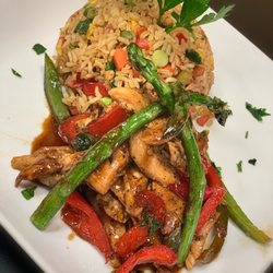 Chicken Teriyaki with Chow Fan