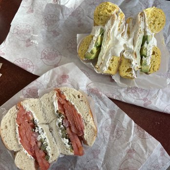 Kupel's Bakery - Lechmere everything bagel, Egg white cream cheese avocado egg bagel - Bakeries Near Me - Brookline, Massachusetts