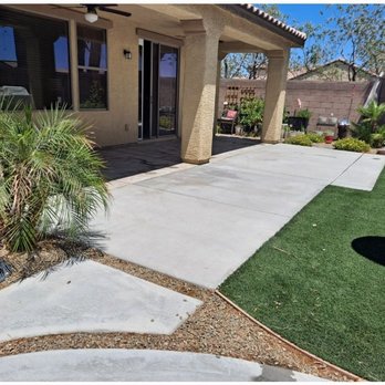 Silver State Coatings - Patio power washing - getting ready for texture and paint. - Painters Near Me