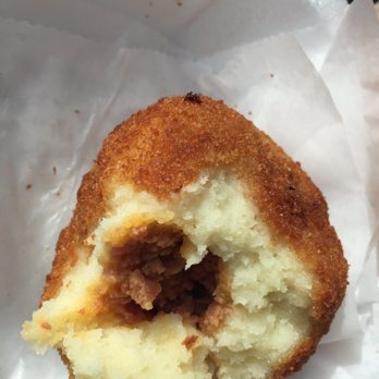 Ana's Cuban Cafe - Papa Rellena filling - Delis Near Me - Key West, Florida