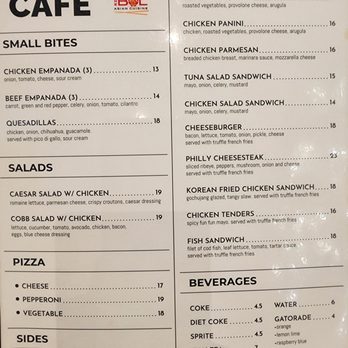 Poker Cafe - MENU - Cafes Near Me - Davie, Florida