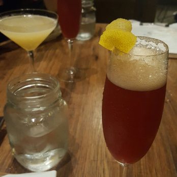 Osamil - Rum rose& yuzu martini. Both decent - Korean Near Me - New York, New York Osamil - Rum rose& yuzu martini. Both decent - Korean Near Me - New York, New York