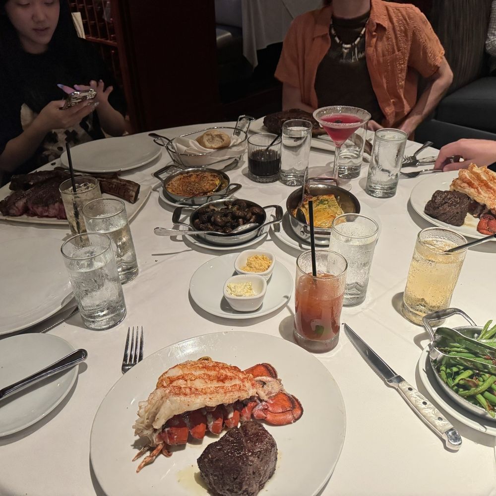 This was most if the food we ordered (minus my lobster bisque). This was most if the food we ordered (minus my lobster bisque).