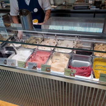 Venchi - One of two gelato/sorbet display cases - Gelato Near Me - Santa Clara, California Venchi - One of two gelato/sorbet display cases - Gelato Near Me - Santa Clara, California