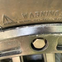 Scratching and scuffing on the edges of my rims that were not there before they were dropped off.