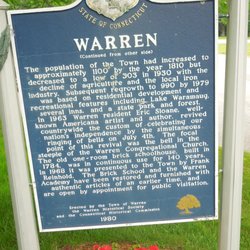 Warren Historical Marker