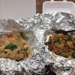 Aroi Thai Cuisine - Thai Fried Rice and Drunken Noodles. Delish!