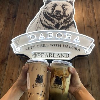Daboba - Honey Golden Pearl Fresh Milk, Roasted Brown Sugar Pearl Matcha - Desserts Near Me - Pearland, Texas