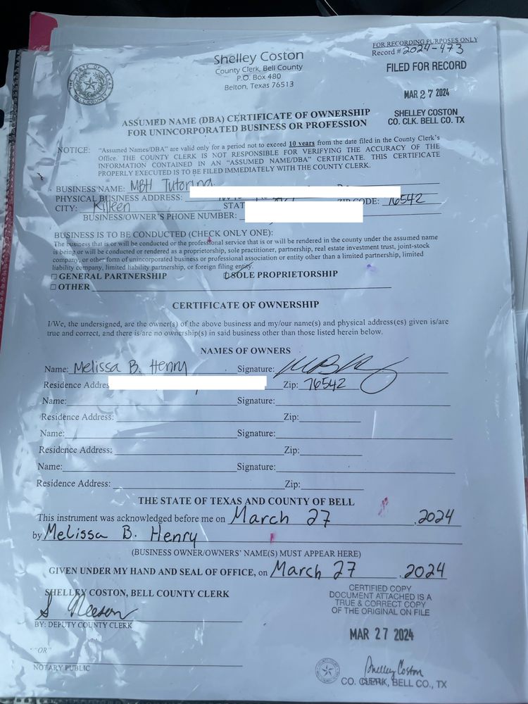 MBH Tutoring - reading tutor in Killeen, TX