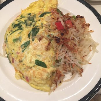 Veranda Restaurant & Cafe - California omelette $17: spinach, tomato, avocado, cheddar, shredded potatoes - Mediterranean Near Me - Bayside, New York Veranda Restaurant & Cafe - California omelette $17: spinach, tomato, avocado, cheddar, shredded potatoes - Mediterranean Near Me - Bayside, New York