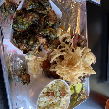 Bell's BBQ - Brisket, Brussels sprouts, and Caesar slaw - Barbeque Near Me - Henderson, Nevada