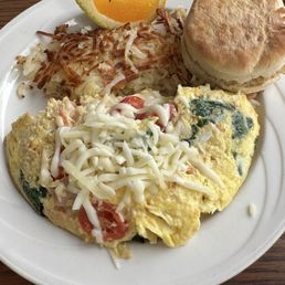 Lobster and crab omelette Lobster and crab omelette