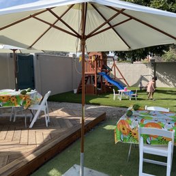 Rented the market umbrellas, tables and chairs. Beautiful! Rented the market umbrellas, tables and chairs. Beautiful!