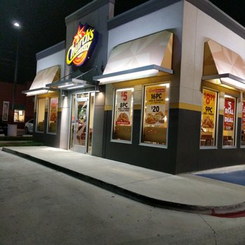 Church's Chicken - a fast food restaurant at night - Fast Food Near Me - Brownsville, Texas