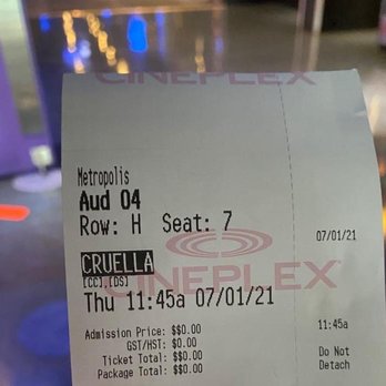 Cineplex Cinemas - Finally get to use my movie voucher - Cinema Near Me - Burnaby, British Columbia