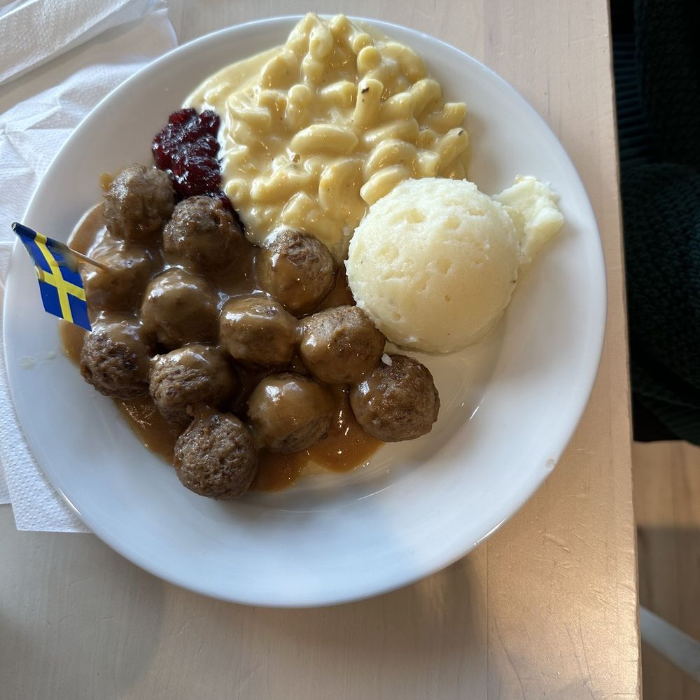 IKEA - Meatballs, macaroni and cheese, and mashed potatoes - Furniture Stores Near Me - Portland, Oregon